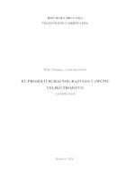 prikaz prve stranice dokumenta EU PROJEKTI RURALNOG RAZVOJA U OPĆINI VELIKO TROJSTVO